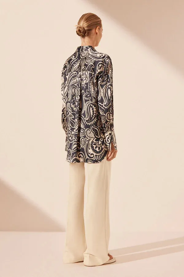 Anthea Silk Relaxed Shirt