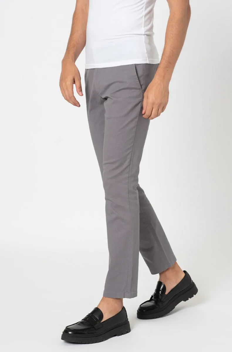 armani exchange grey chino trouser