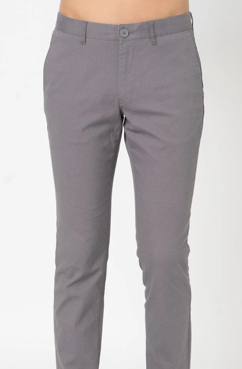 armani exchange grey chino trouser