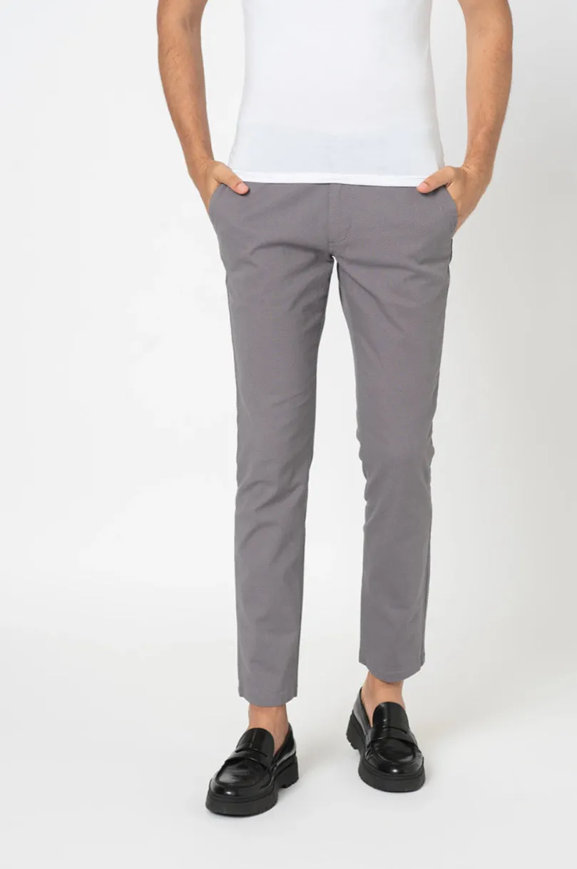 armani exchange grey chino trouser