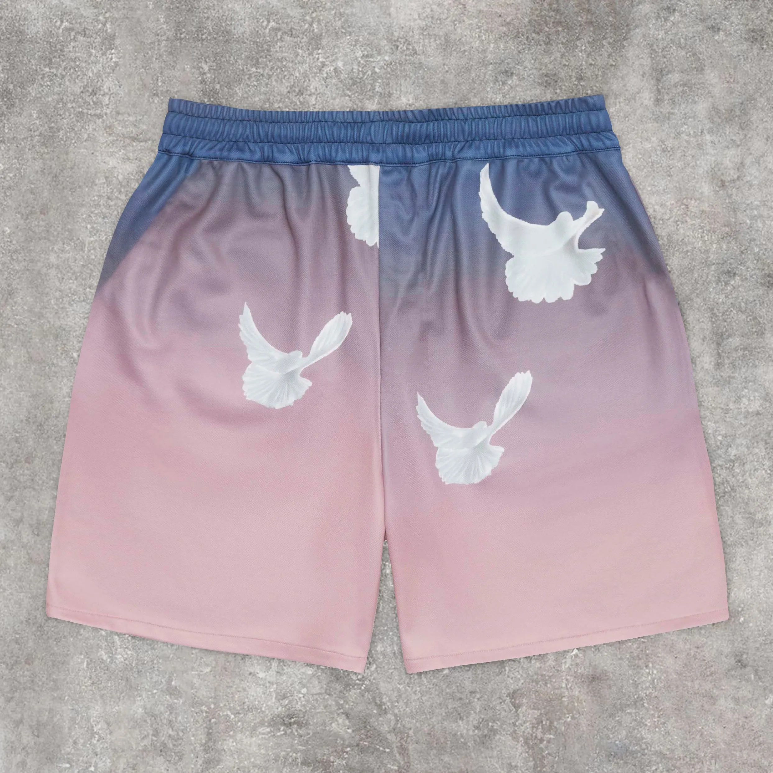 Art Gradient Casual Sports Shorts