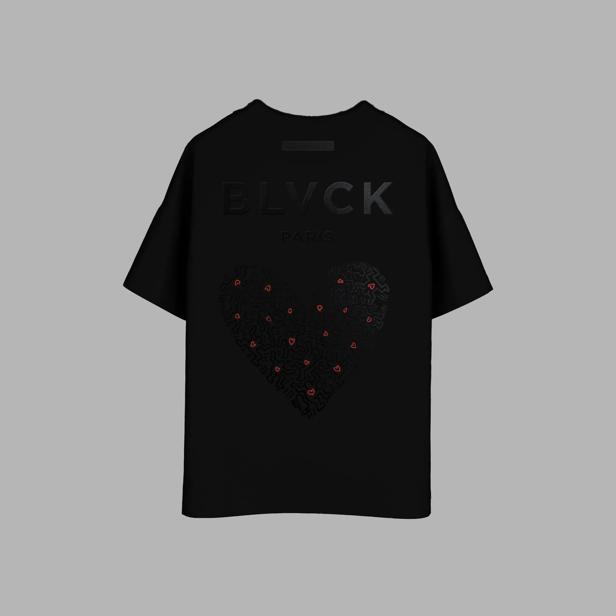 'Blvck x Keith Haring' Heart Tee