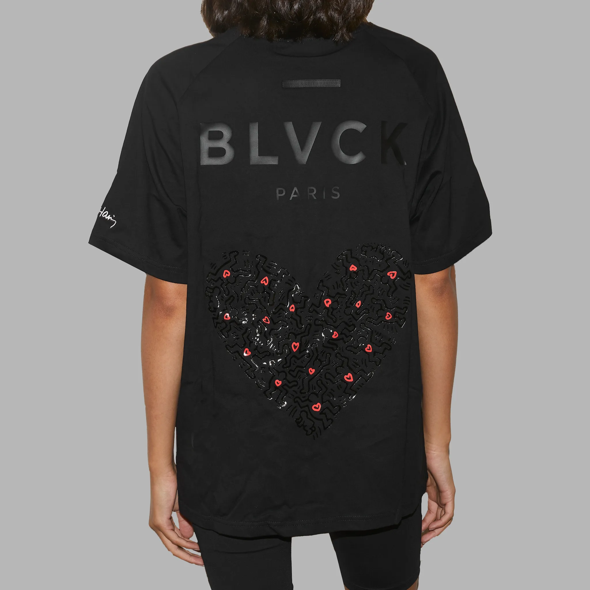 'Blvck x Keith Haring' Heart Tee