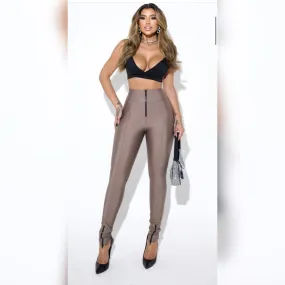 Brazilian  khaki Seamless Leggings