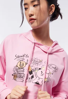 BT21 Oversized Graphic Hoodies