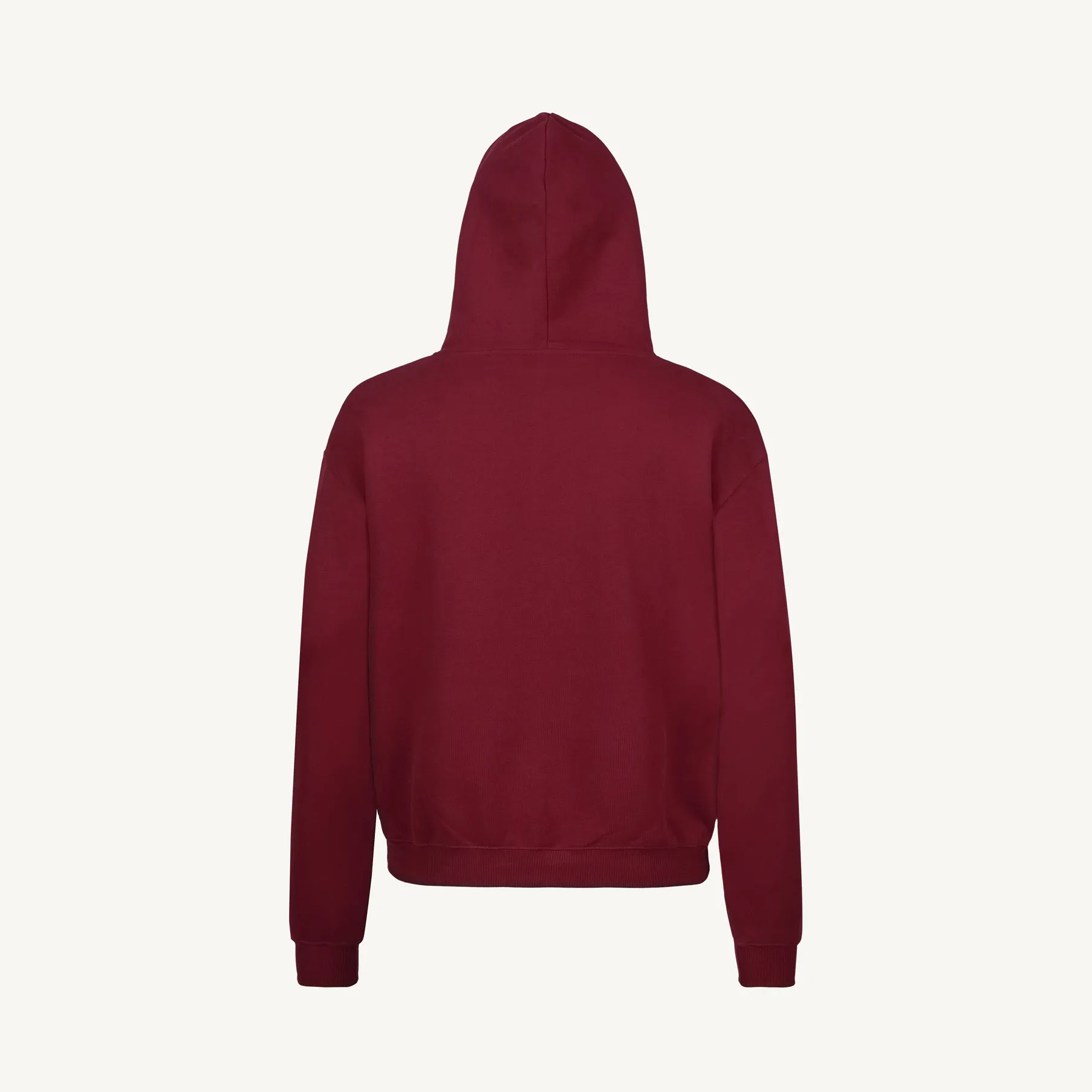 Burgundy Oversized Hoodie.