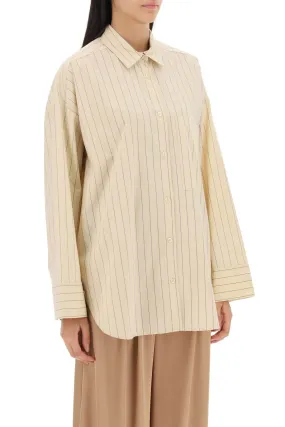 By malene birger derries striped oxford shirt