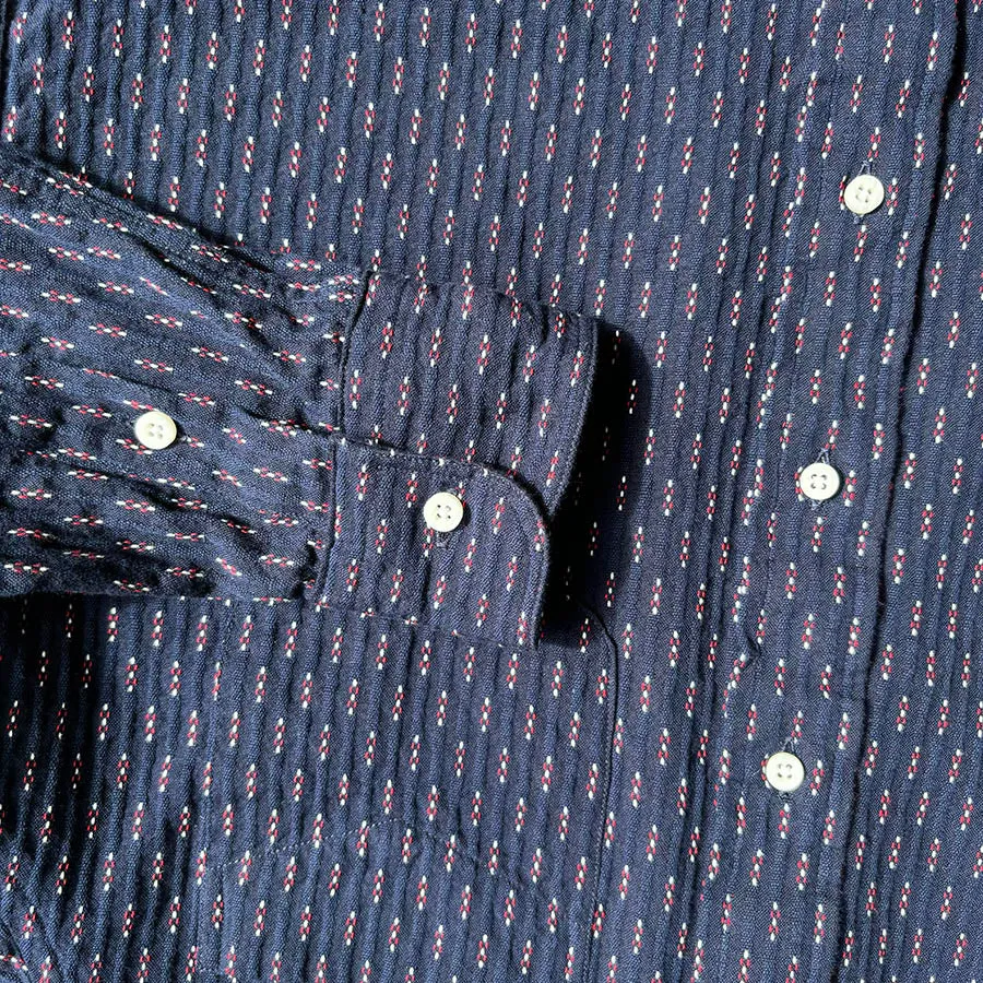 Classic Button Down - Deadstock Japanese Dobby Navy