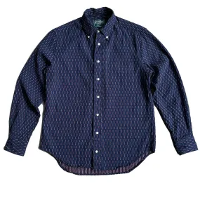 Classic Button Down - Deadstock Japanese Dobby Navy