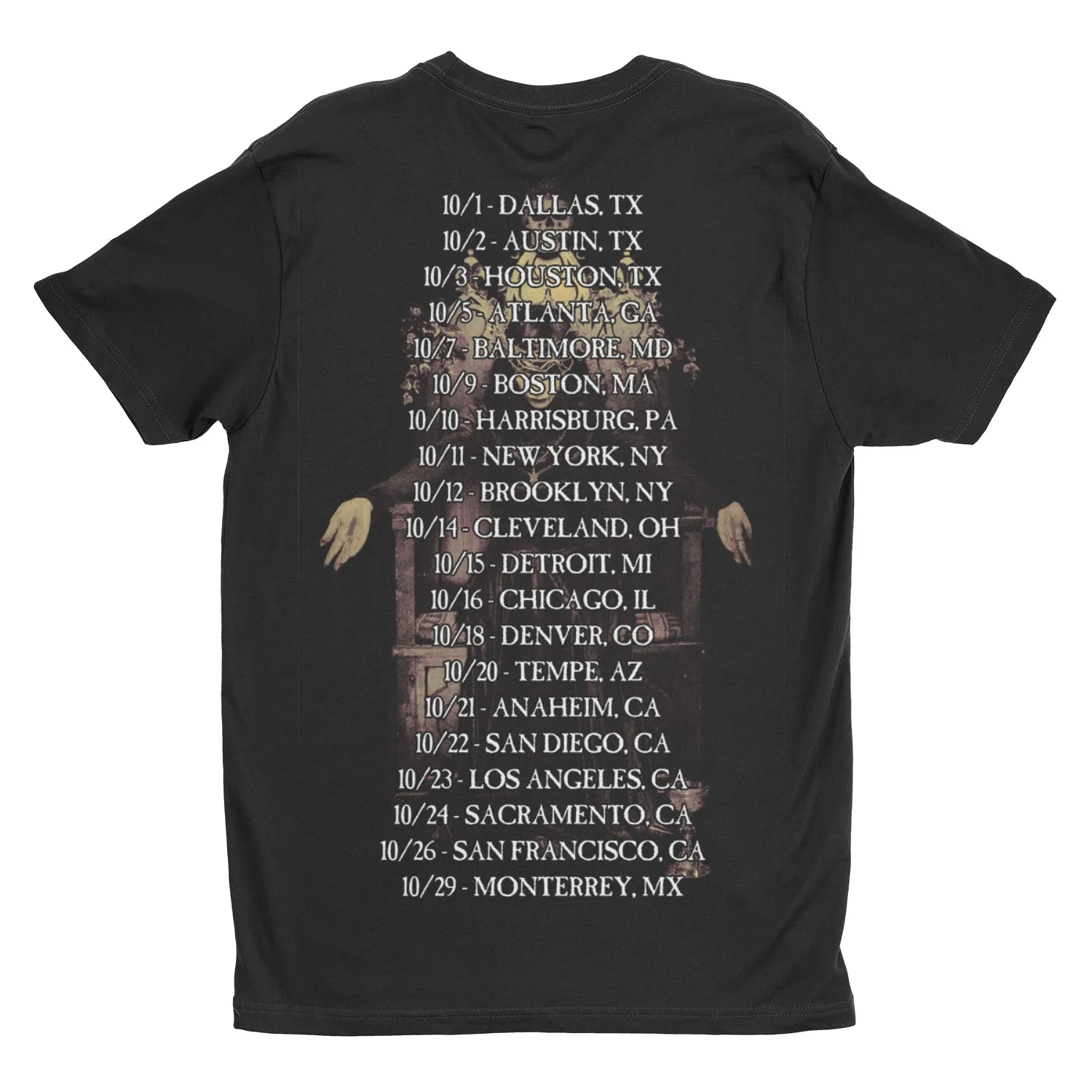 Cradle Of Filth - Lustmord & Tourgasm Tour t-shirt