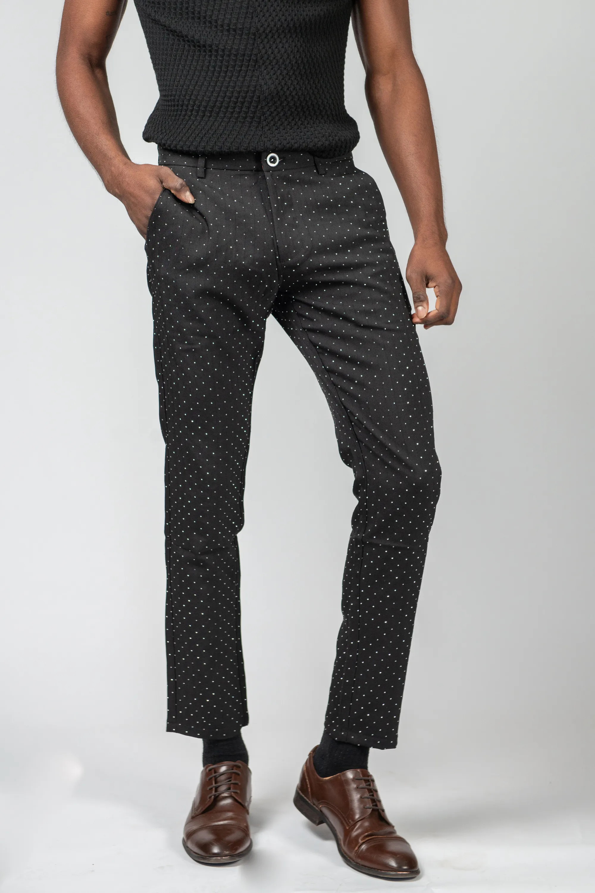 Diamond Pants-Black