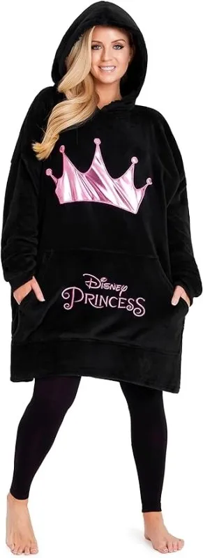 Disney Women's Hoodies, Oversized Blanket Hoodie, Minnie and Mickey Gifts