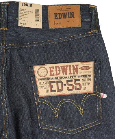 ED-55 Relaxed Tapered Selvedge Unwashed