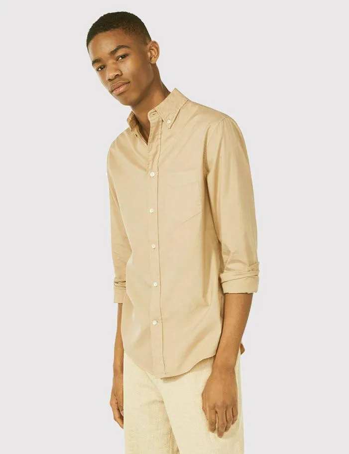 Gant Rugger Organic Oxford Shirt - Daisy Yellow