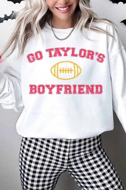 GO TAYLORS BOYFRIEND OVERSIZED GRAPHIC SWEATSHIRT LP