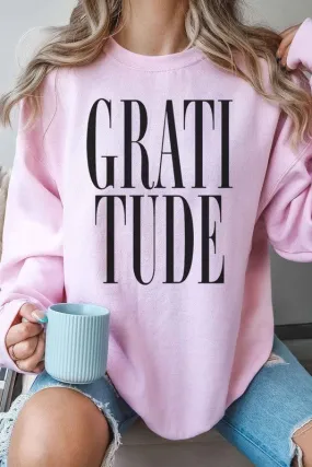 GRATITUDE THANKSGIVING OVERSIZED SWEATSHIRT