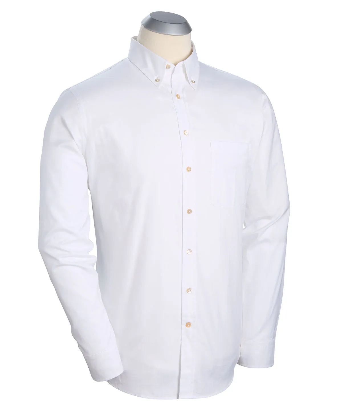 Heritage Italian-Made 100% Royal Oxford Cotton Solid Sport Shirt