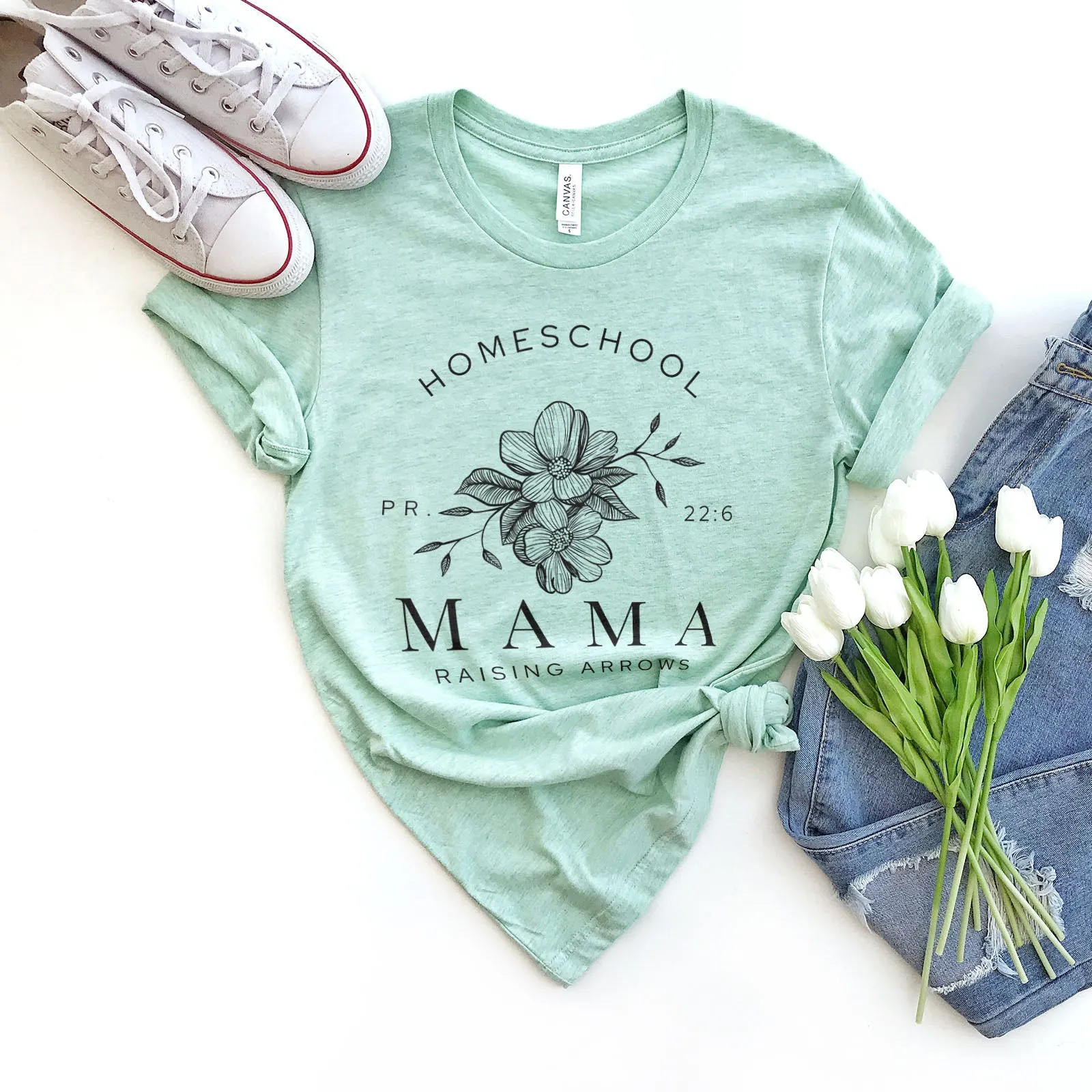 Homeschool Mama Raising Arrows Tee