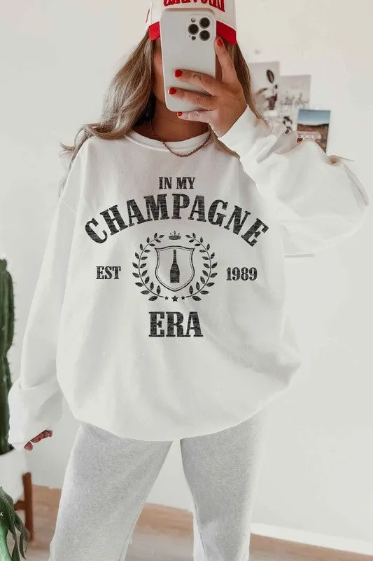 IN MY CHAMPAGNE ERA OVERSIZED SWEATSHIRT