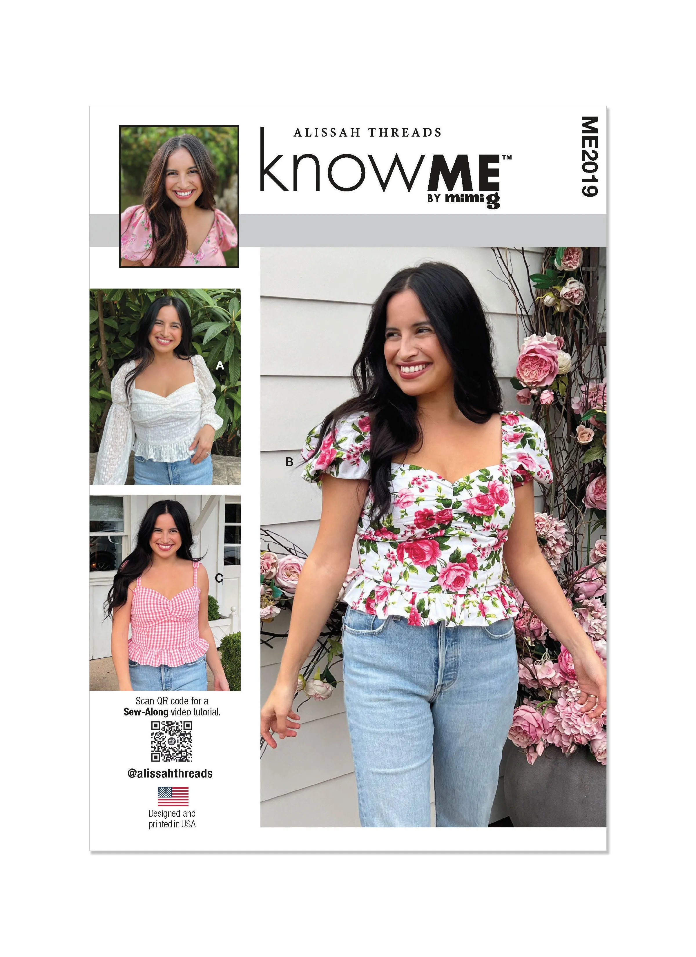 Know Me pattern 2019 Misses' Tops by Alissah Threads