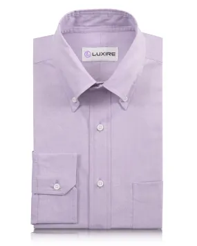 Lilac Pinpoint Oxford Shirt