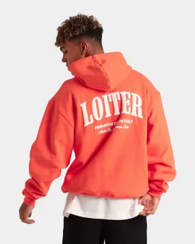 Loiter Premium Hoodie Coral