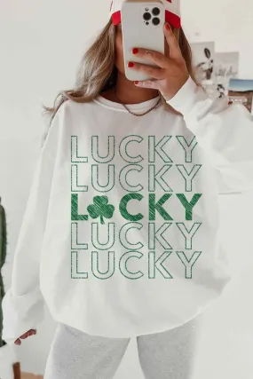 LUCKY ST PATRICKS OVERSIZED SWEATSHIRT