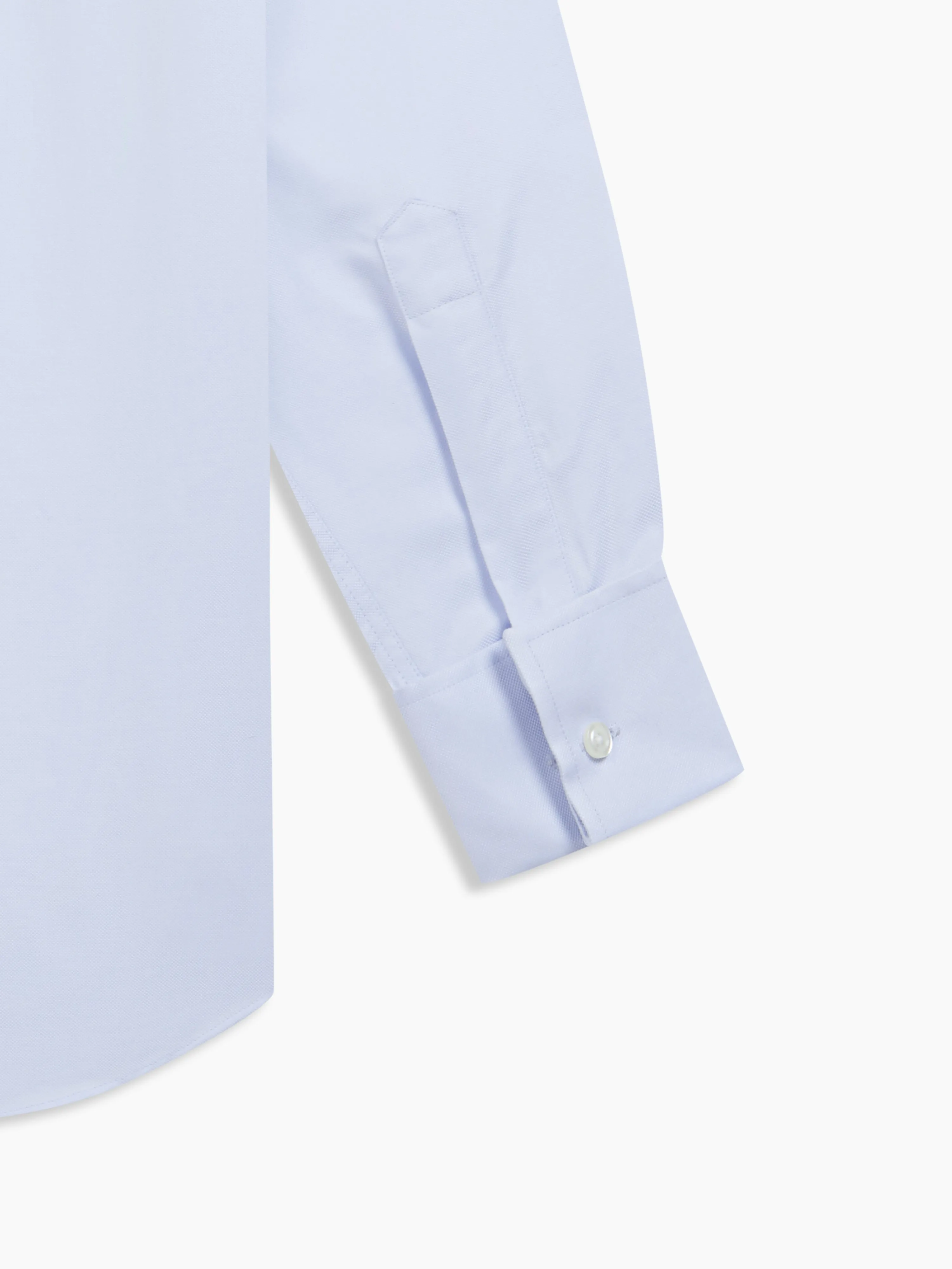 Non-Iron Light Blue Royal Oxford Regular Fit Dual Cuff Semi-Cutaway Collar Shirt