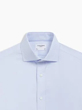 Non-Iron Light Blue Royal Oxford Regular Fit Dual Cuff Semi-Cutaway Collar Shirt