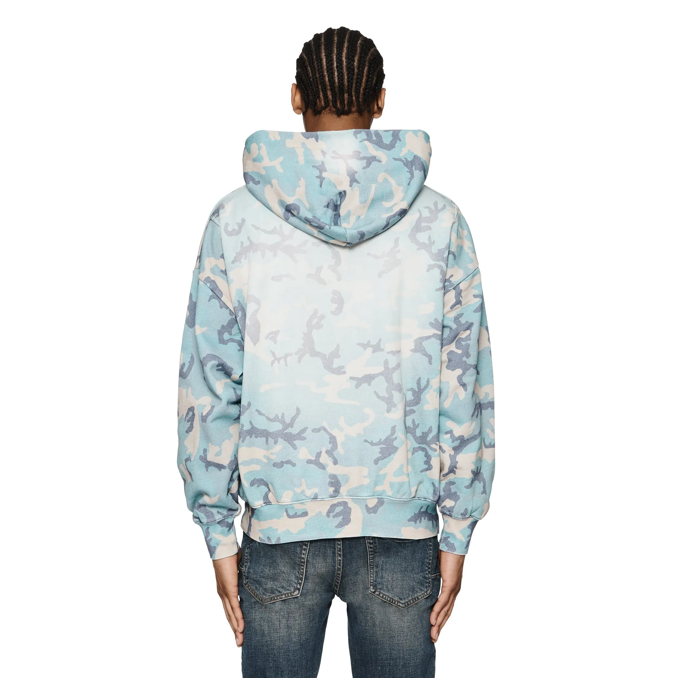 Purple Brand Faded Camo Hoodie