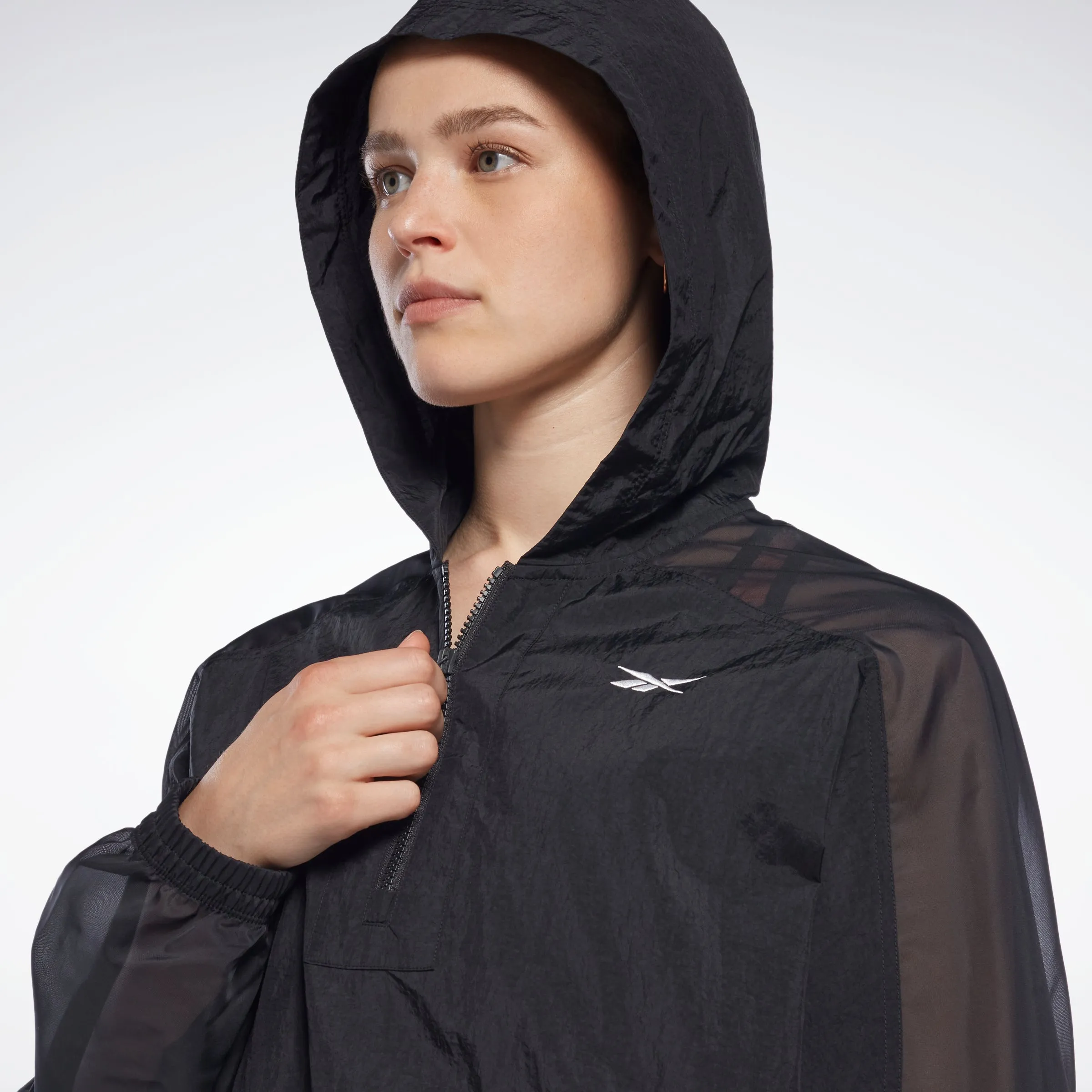 Reebok Apparel Women Studio Opaque Woven Jacket Black