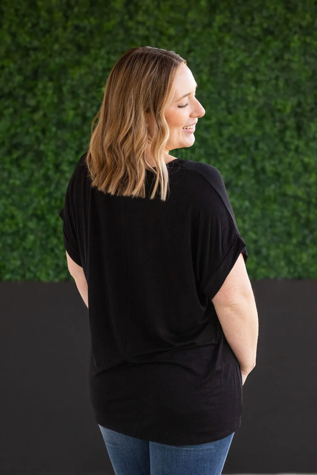 Sierra Pocket Top - Black by Michelle Mae