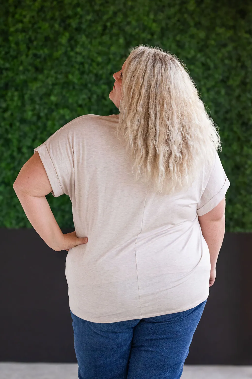 Sierra Pocket Top - Oatmeal by Michelle Mae