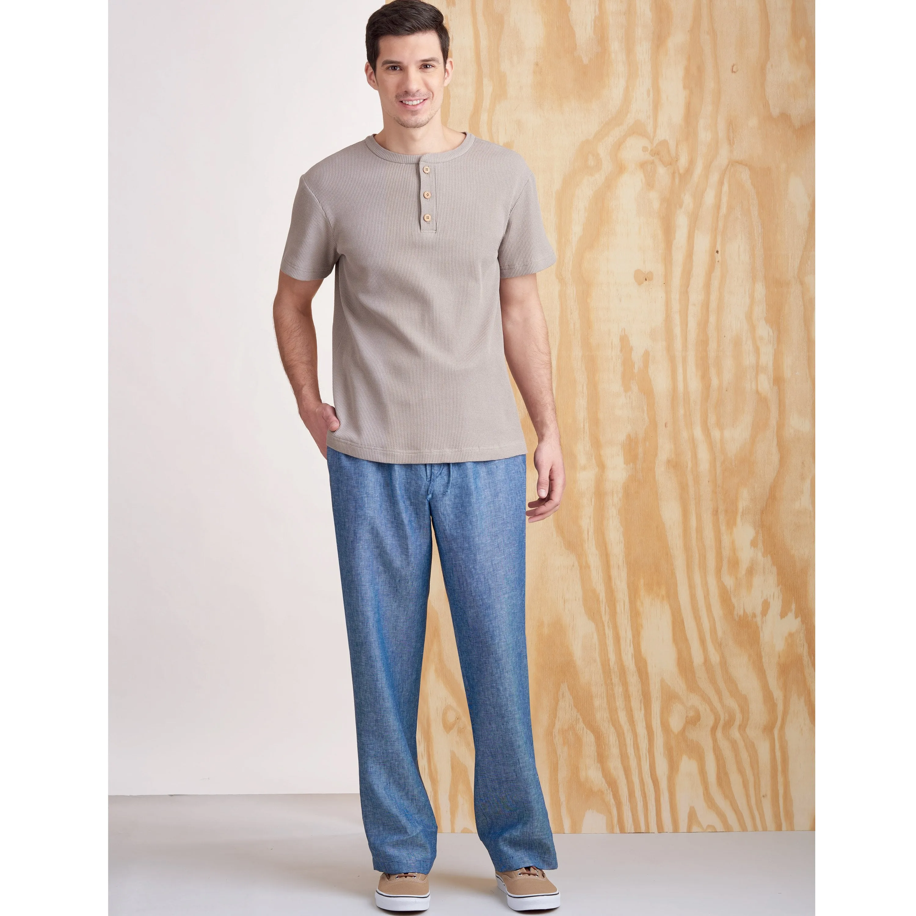 Simplicity Sewing Pattern S9315 Men's Knit Tops and Pants