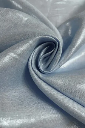 Skyblue Metallic Linen