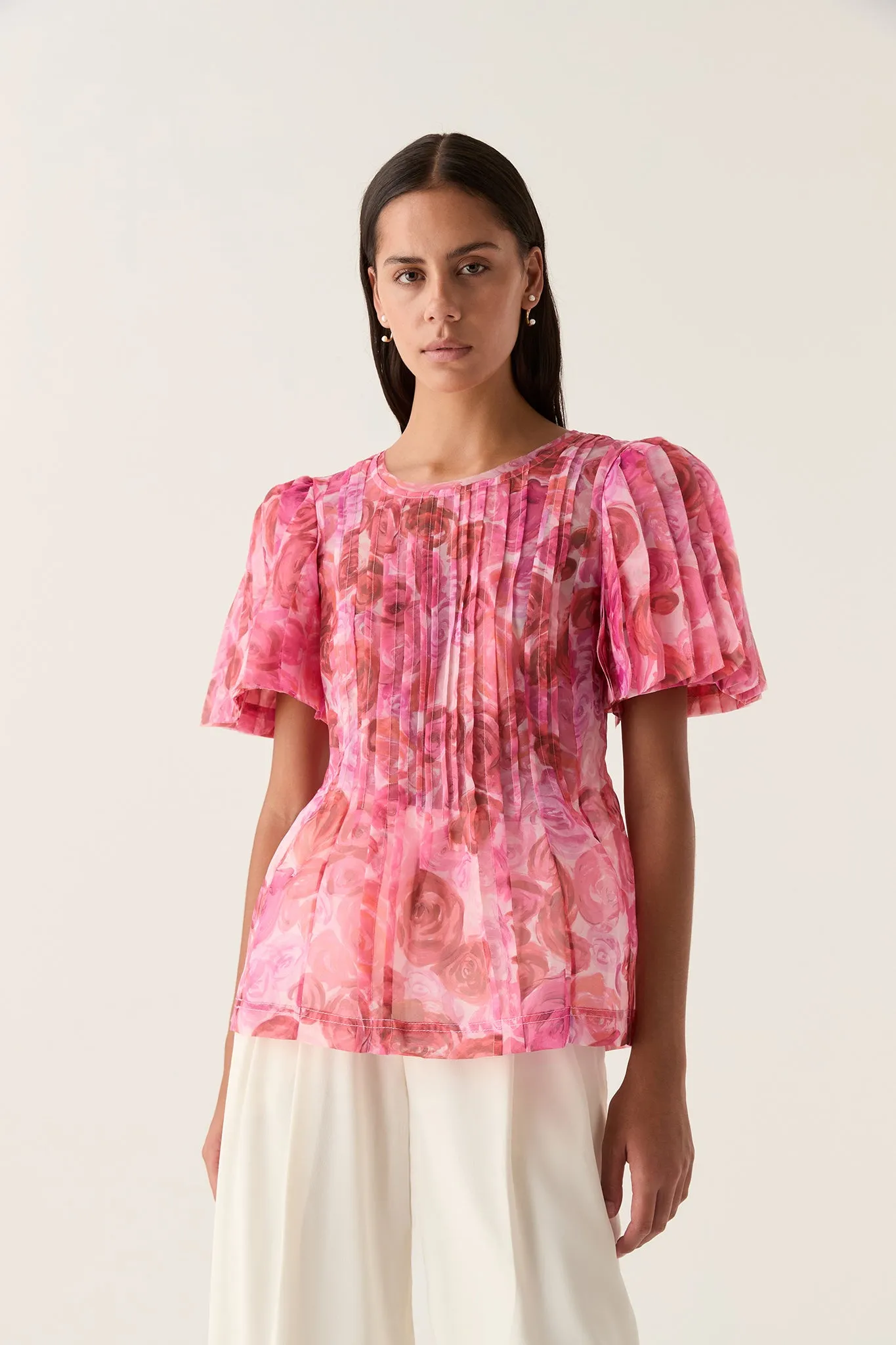 Stella Linear Ruffle Top