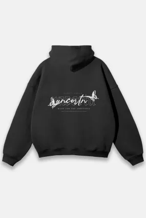 UC07 Resurgence Oversized Hoodie - Black/White