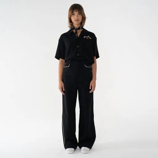 Western Chino Pants (Black)